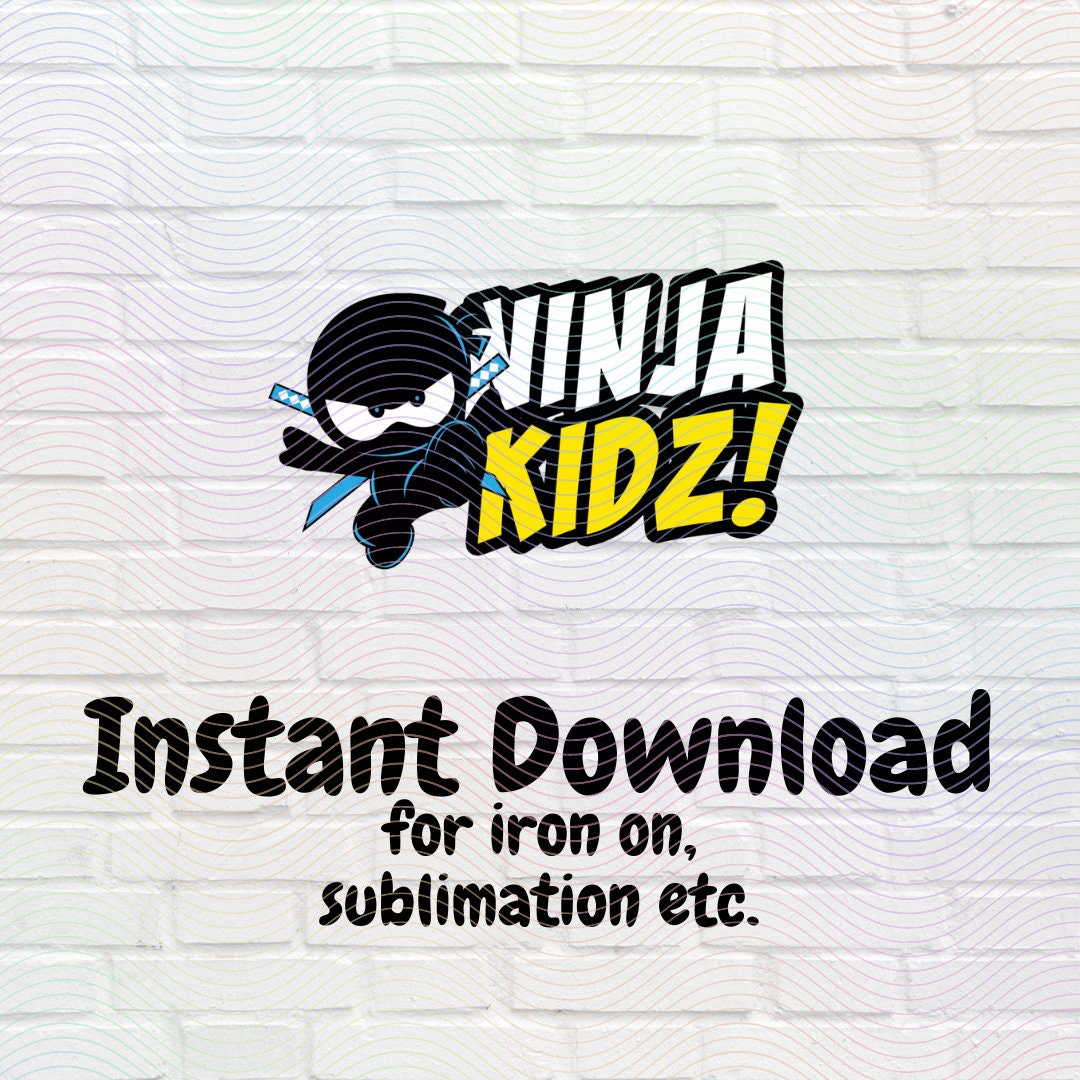 Ninja, Kidz, Kids, PNG Etsy