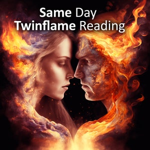 TWIN FLAME Reading Separation Flames Soulmate Same Day psychic love intuitive reader medium detailed accurate channeled twinflames tarot