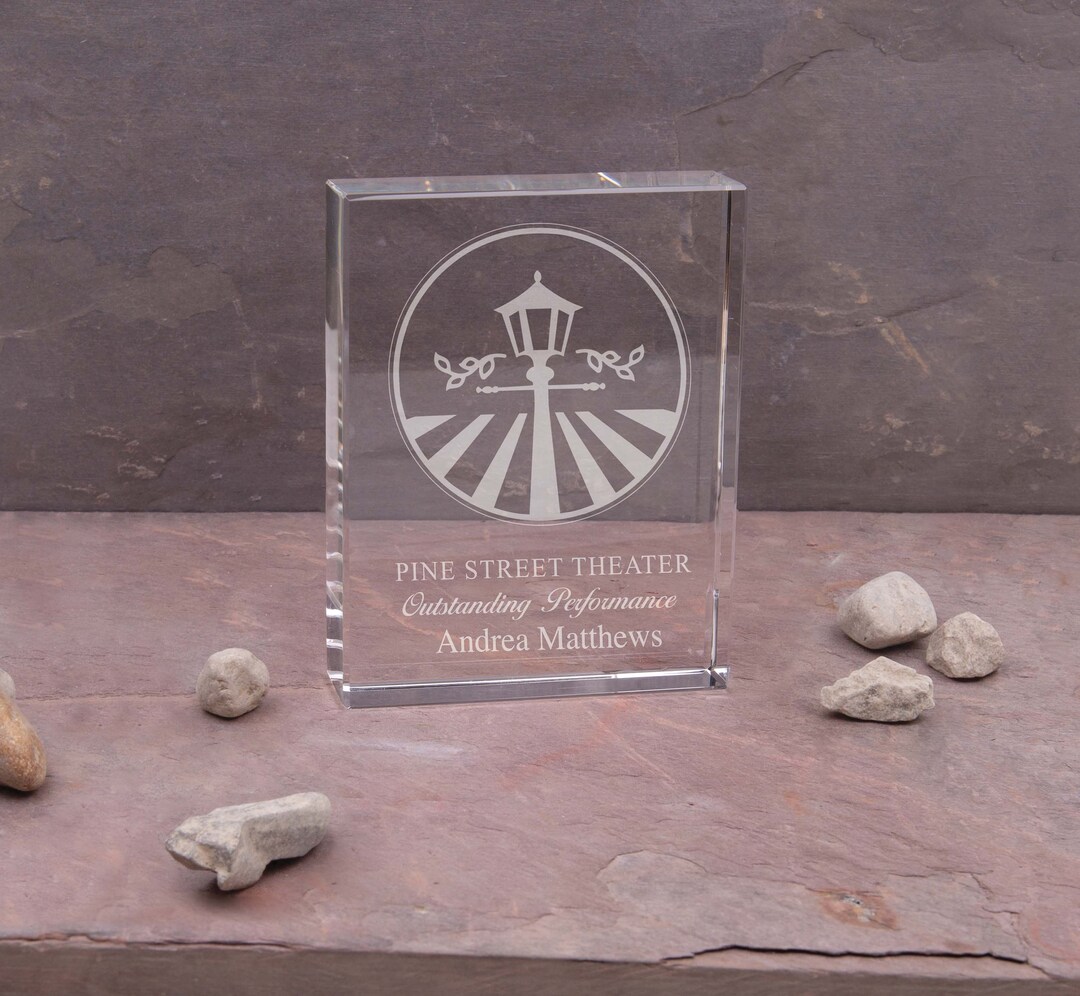 Blank Crystal Plaque Engravable Blank - Etsy