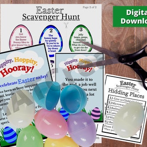 Easter Scavenger Hunt- Digital Download