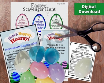 Easter Scavenger Hunt- Digital Download