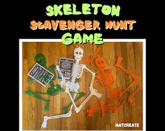 Skeletons Scavenger Hunt Game