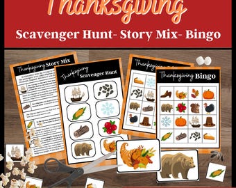 Thanksgiving Story Mix and Games