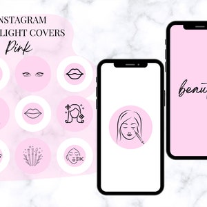 Instagram Highlight Covers, Pink Instagram Icons, Beauty Instagram, Social Media Icons
