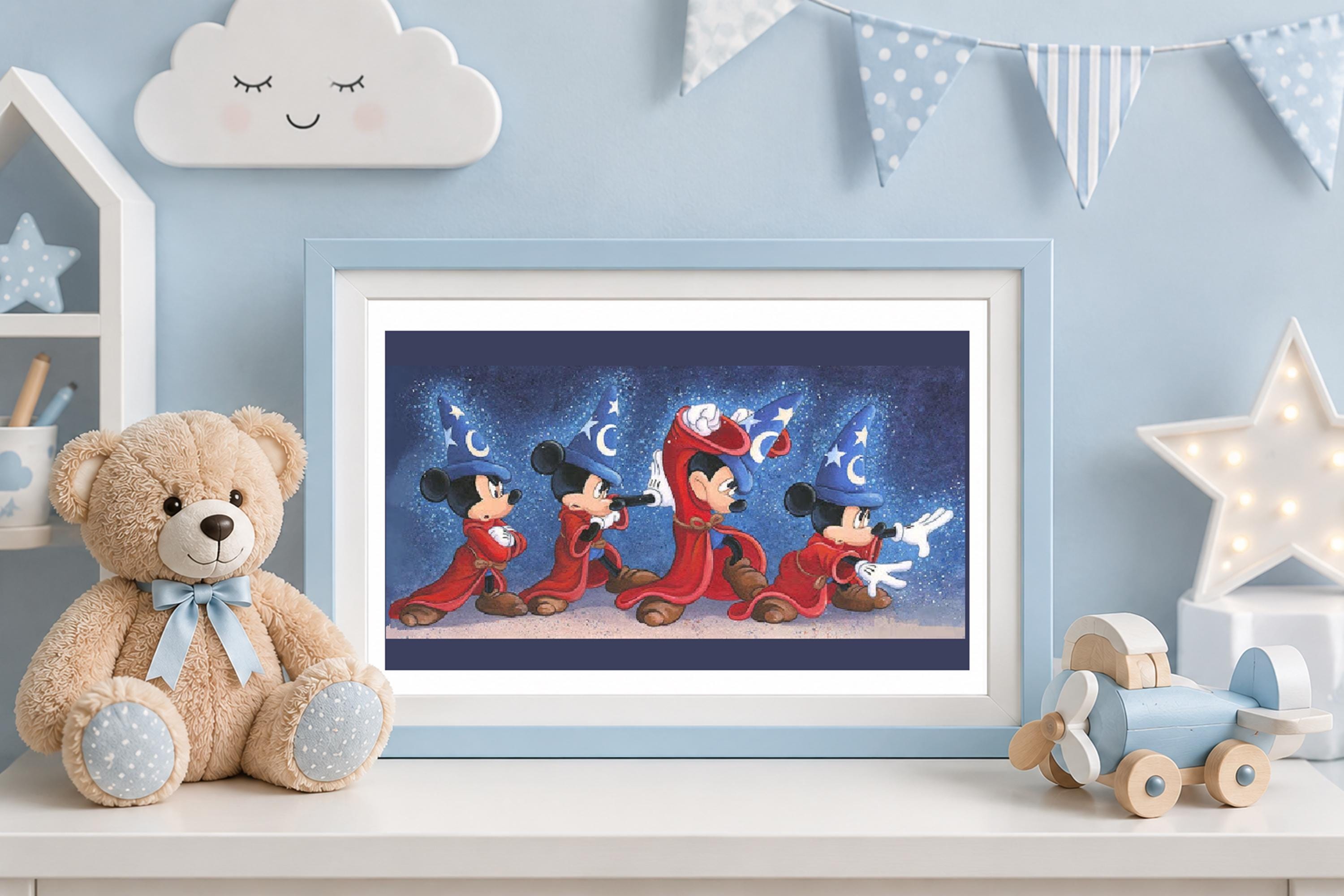 ☆Micky°ʚɞ°★ The Sorcerer's Apprentice Mickey Cross Stitch Pattern, Magic