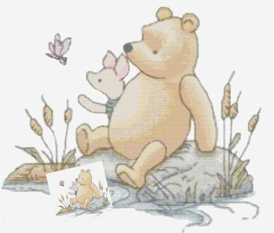 Winnie the Pooh Classic Edition, Cross Stitch Pattern, PDF, Two Sizes,instant Download - Etsy winnie-the-pooh-classic-edition-cross-stitch-pattern-pdf-two-sizes-instant-download-etsy