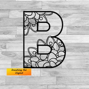 Alfabeto floral svg, alfabeto SVG, alfabeto PNG, alfabeto alfabeto svg, alfabeto flor svg, alfabeto clip art, alfabeto de flores silvestres