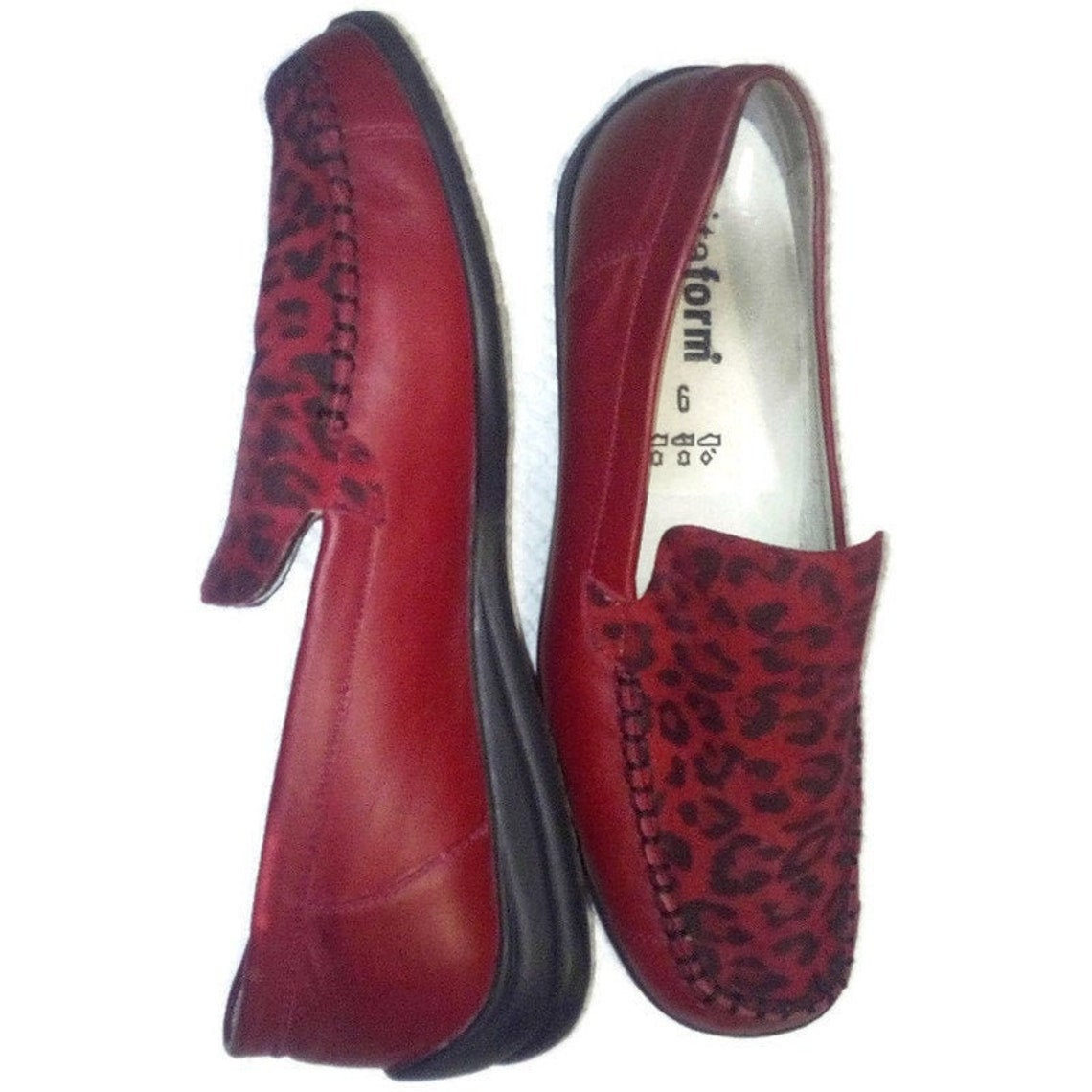 Vitaform Vintage flats alpargatas slip on - Etsy España