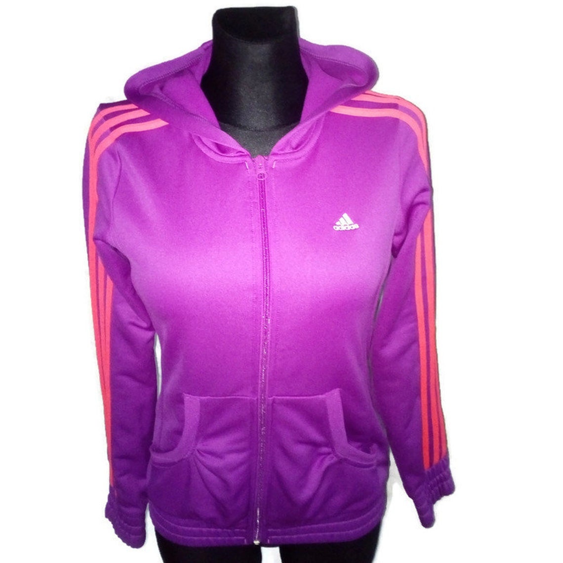 Purple Adidas Jacket - Etsy