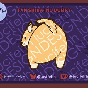 Tan Shiba Inu Dumpy