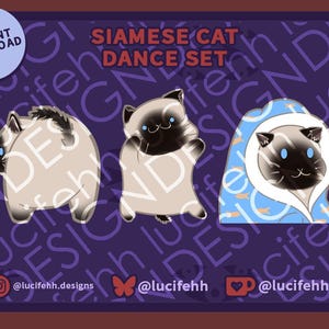 Siamese Cat Dance Set [Dumpy, Blankie & Dance]