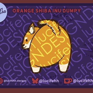 Orange Shiba Inu Dumpy