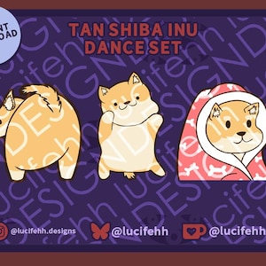 Tan Shiba Inu Dance Set [Dumpy, Blankie & Dance]