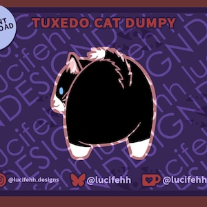 Tuxedo Cat Dumpy