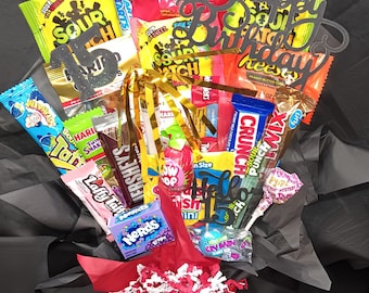 QUINCEANERA GIFT, Mis 15, SWEET 15 Candy Bouquet, Sweet 15 Gift, Quinceanera Candy Bouquet, Quinceanera Birthday Gift,  Sweet 15 Centerpiece