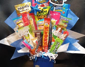GRADUATION GIFT For BOYS, Kids Graduation Gift, Graduation Candy Bouquet, Kindergarten Graduation, Elementary School Graduation, Grad Gift