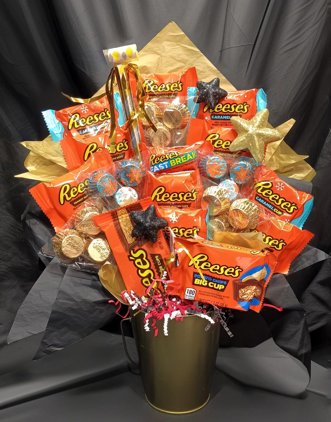 REESE'S CANDY BOUQUET, Reese's Candy Gram, Reeses Gift, Reeses Birthday ...