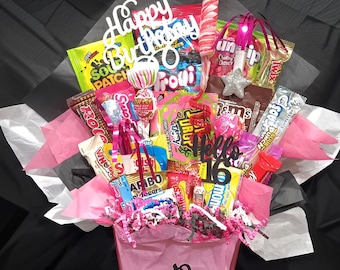 Sweet 16 Candy Bouquet: Birthday Gift for Teen Girls