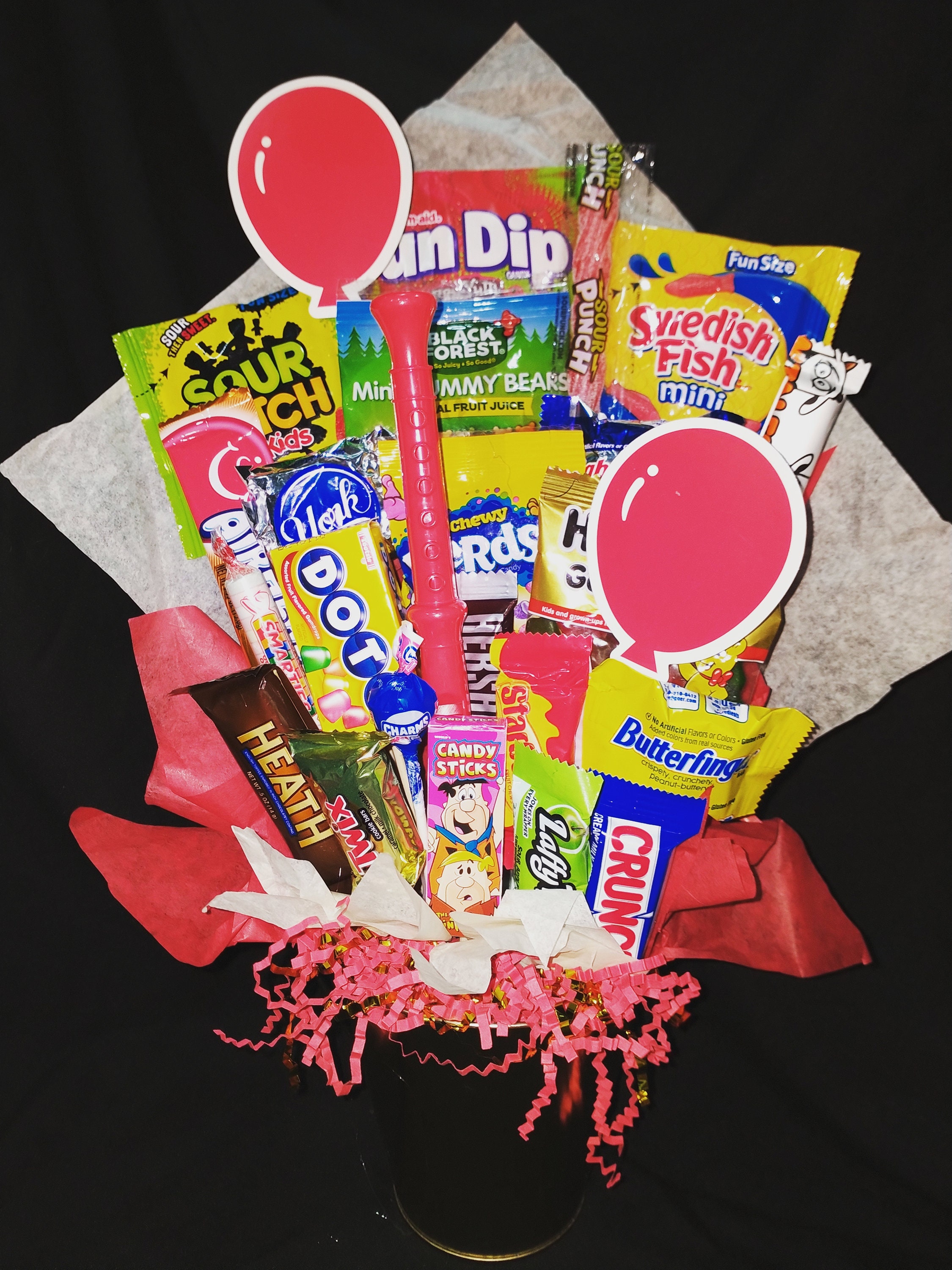 BIRTHDAY CANDY BOUQUET, Birthday Candy Gift, Get Well Gift, Recital