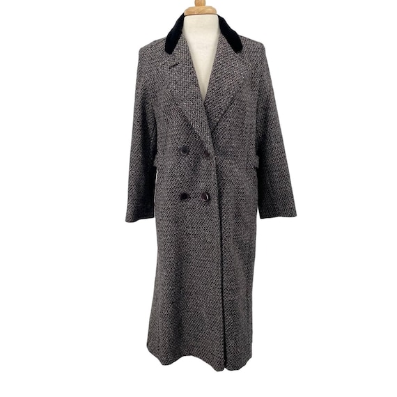 Vintage Miss Abbmoor Wool Tweed Coat Double Breas… - image 2