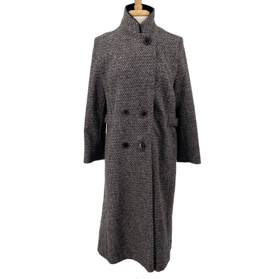 Vintage Miss Abbmoor Wool Tweed Coat Double Breas… - image 5