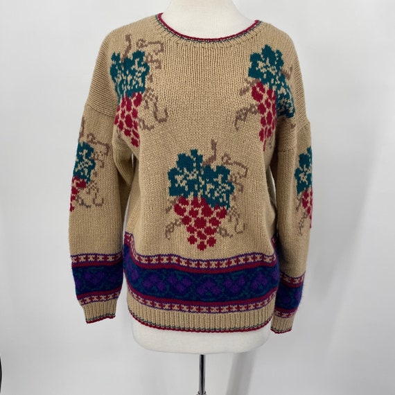 Vintage SKYR Shetland Wool Sweater Crewneck Pullo… - image 2