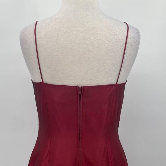 Vintage 90s JS Collections Pleated Gown Ruched Sp… - image 9