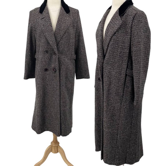 Vintage Miss Abbmoor Wool Tweed Coat Double Breas… - image 1