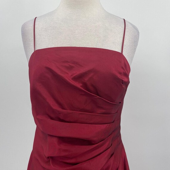 Vintage 90s JS Collections Pleated Gown Ruched Sp… - image 2