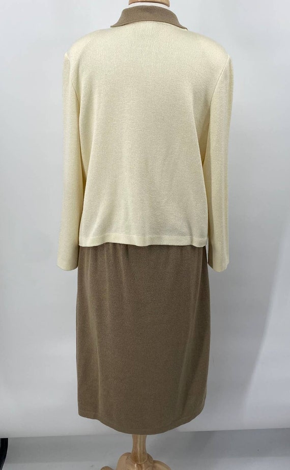 Vintage Mita 2 Piece Knit Cardigan & Skirt Set Ma… - image 8