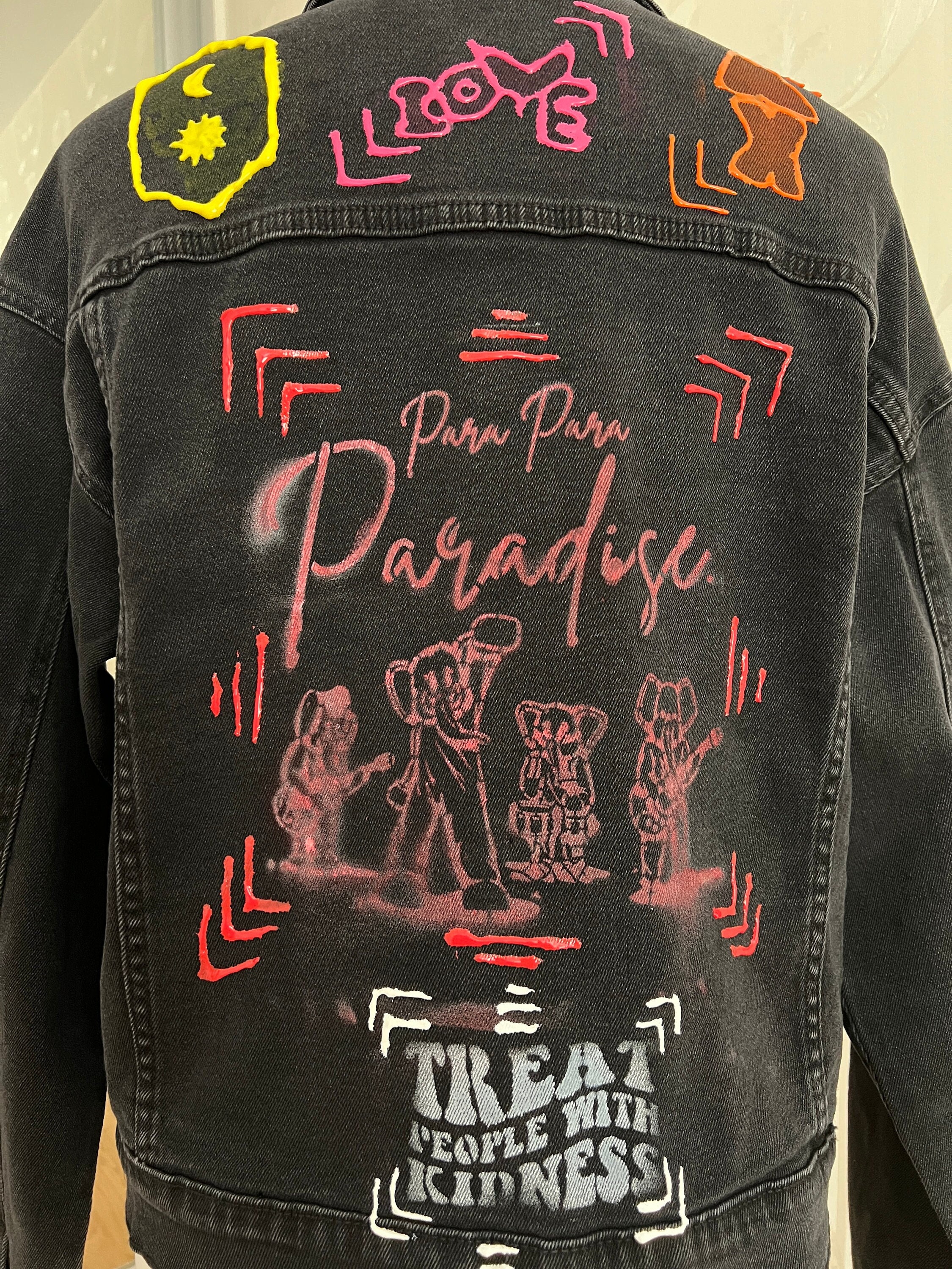 Coldplay Inspired Jacket / Handmade / Concert / Paradise / Tour 2023/24 
