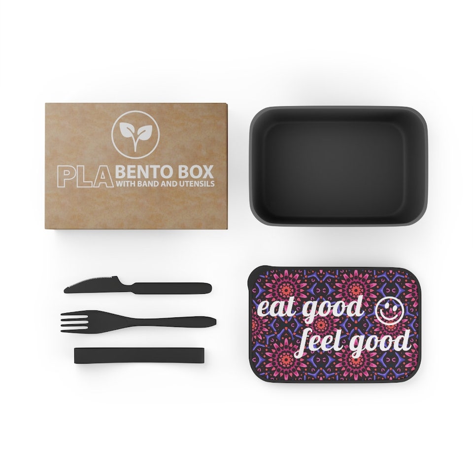 Discover BlackSakai Eco Friendly Bento Box with Band and Utensils