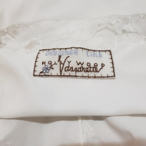 White Vintage Hollywood Vassarette Slip - image 7