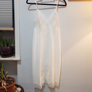 White Vintage Hollywood Vassarette Slip
