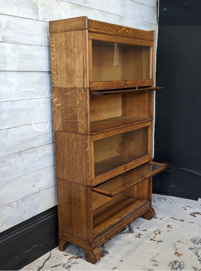 Antique Widman Barrister Bookcase Etsy