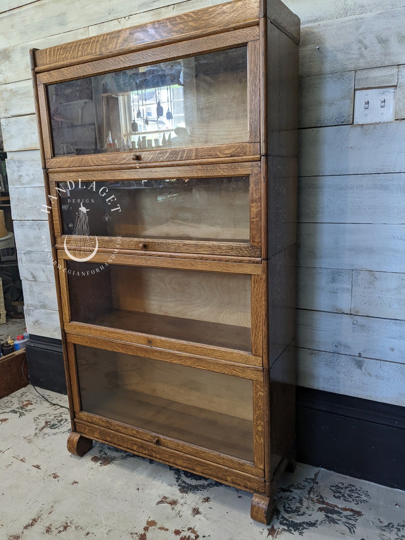 Antique Widman Barrister Bookcase Etsy