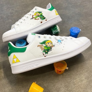Personalized ADIDAS Stan Smith sneaker, Custom Zelda
