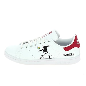 Chaussure ADIDAS Stan Smith personnalisée, Custom Banksy image 2