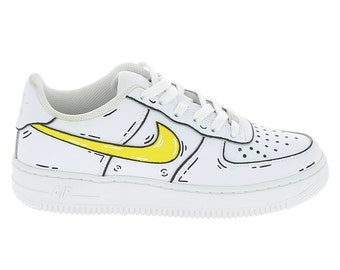 Basket NIKE AF1 personnalisée, Custom Cartoon