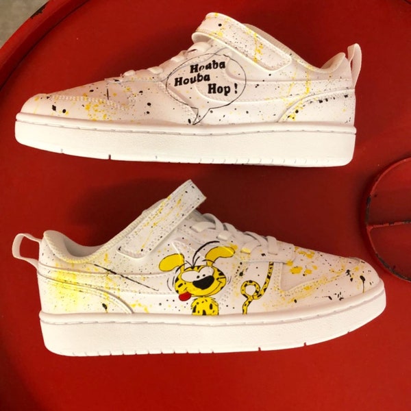 Nike Court Borough X Marsupilami, personnalisation enfant