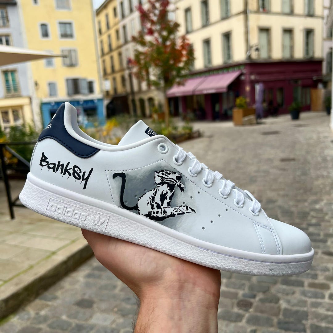 Sneakers Stan Smith Cuir Bleu Adidas Stan Smith CS Shoes Blue Kids' Lifestyle