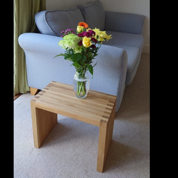 Small Oak Side Table Etsy UK