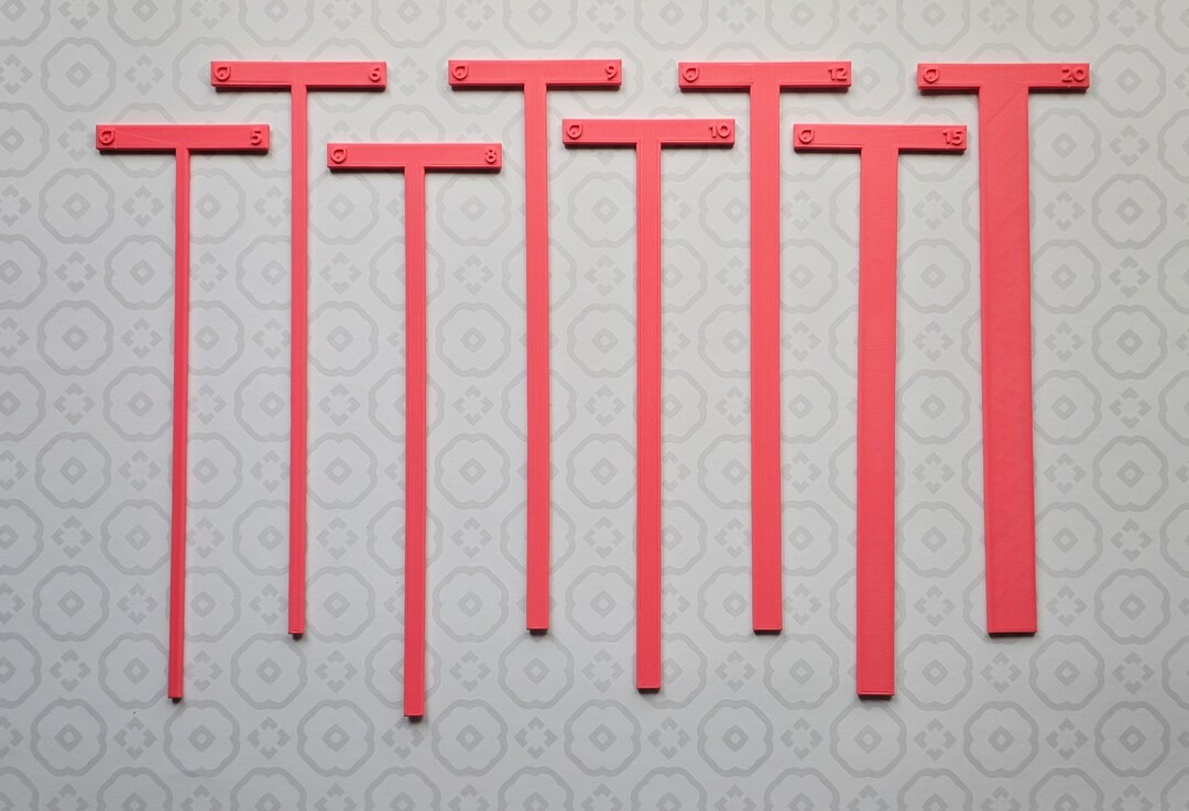 Tspacer Spacer/ruler for Bookbinding, Scrapbooking and Cartonnage Etsy