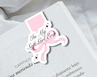COQUETTE BOW BOOKMARK | Bookish gift | Book Accessories | Book Lover Gift | Pretty Bookmark | Reading Gifts | Magnetic bookmark | Girly Gift