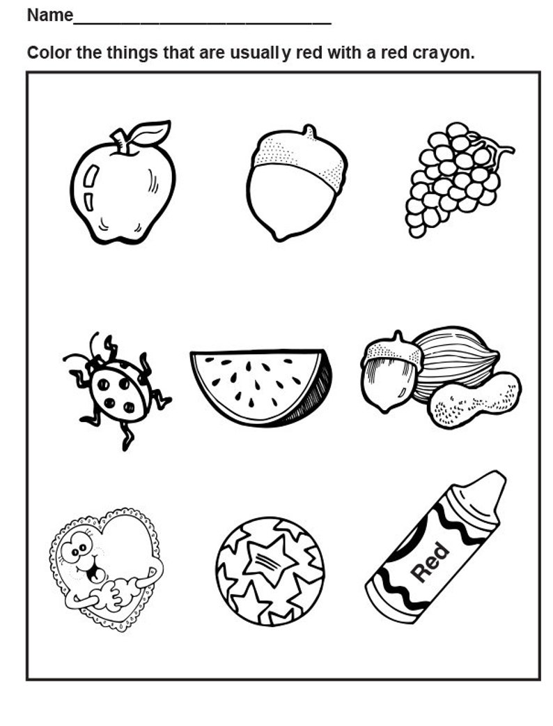 46 Printable Number Coloring Book Worksheets Number Coloring | Etsy