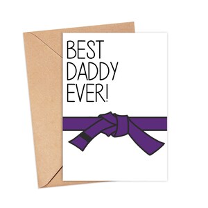 Beste papa ooit Jiu Jitsu, Martial Arts Beste kaart