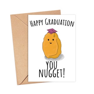 Feliz graduación, tarjeta Nugget