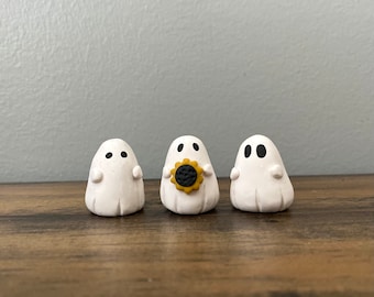 Ghost Figurine. Pocket Ghost. Halloween Decor. Halloween Figurine.