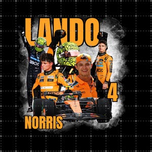 Lando Norris, Mclaren F1, Racing Digital Image (PNG) 2025 World Champion