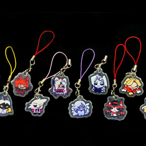 HAZBIN HOTEL Phone Charms in stock!